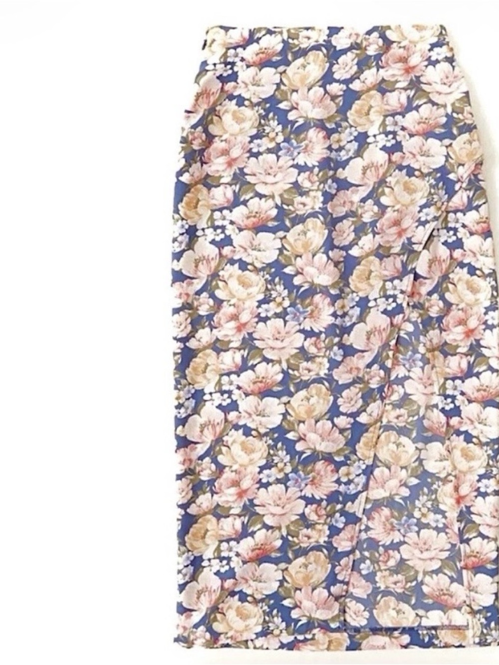 Abercrombie & Fitch Blue Floral Midi Pencil Skirt & halter top set